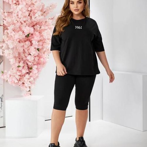 Костюм Global (50-60) 743-4 black (лето) Global 743-4 black