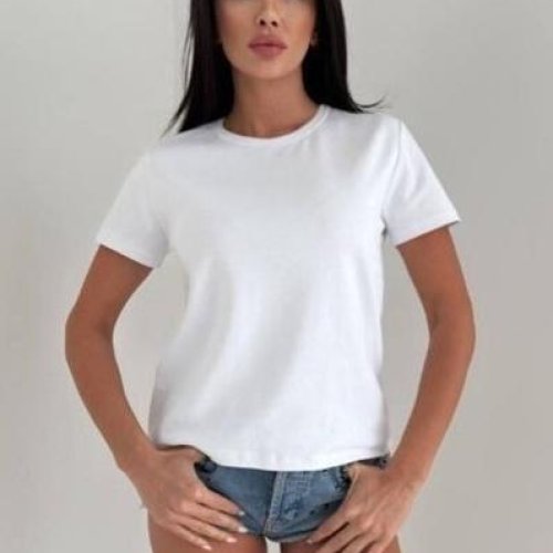 Футболка Global (46-54) GL181 white (лето) Global GL181 white