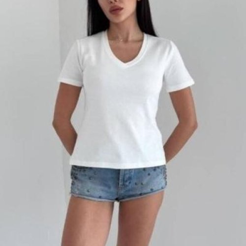 Футболка Global (46-54) GL185 white (лето) Global GL185 white