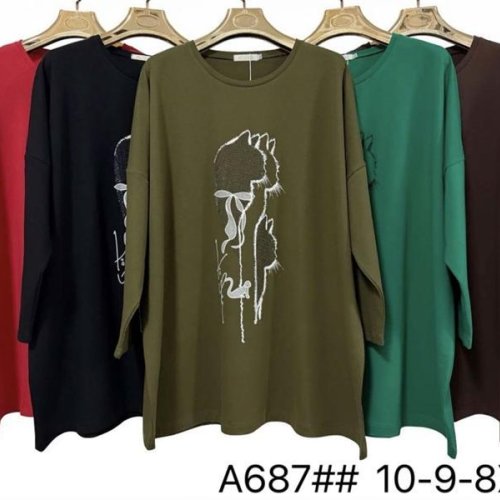 Свитер Immei (8XL-10XL) A687 black (деми) Immei A687 black