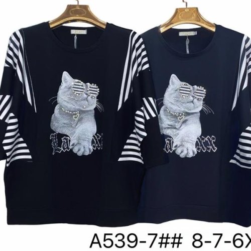 Свитер Immei (6XL-8XL) A539-7 navy (деми) Immei A539-7 navy