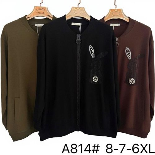 Кофта Immei (6XL-8XL) A814 brown (деми) Immei A814 brown