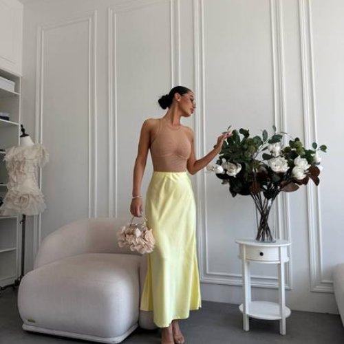 Юбка Akulova (S-XL) 5517 yellow (лето) Akulova 5517 yellow