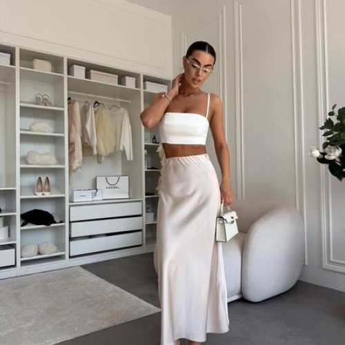 Юбка Akulova (S-XL) 5517 apricot (лето) Akulova 5517 apricot
