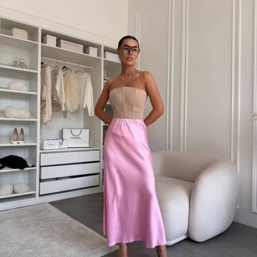 Юбка Akulova (S-XL) 5517 pink (лето) Akulova 5517 pink