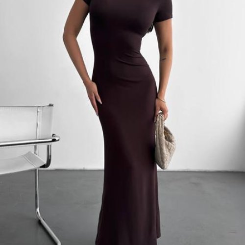 Платье Akulova (42-46) 2912 brown (лето) Akulova 2912 brown