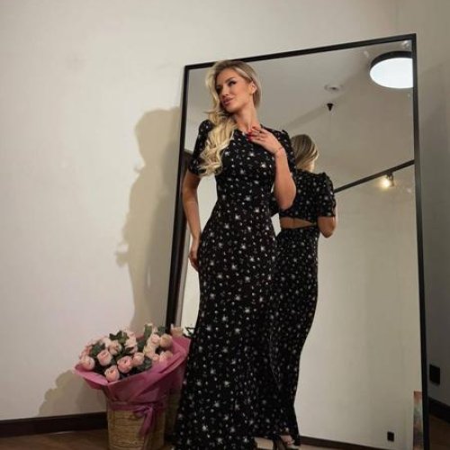 Платье Akulova (42-48) 427 black-white (лето) Akulova 427 black-white