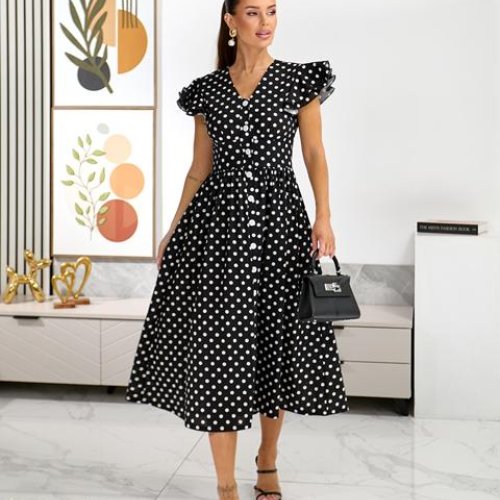 Платье Akulova (42-50) 2056 black (лето) Akulova 2056 black