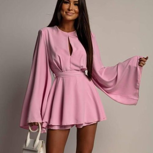 Комбинезон Akulova (42-48) 18-084 pink (лето) Akulova 18-084 pink