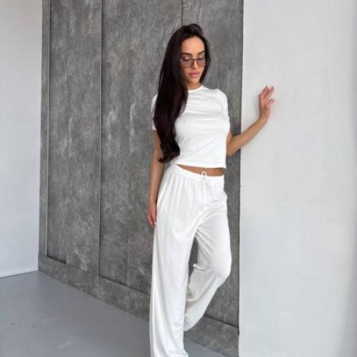 Костюм спорт Akulova (42-48) 418 white (лето) Akulova 418 white