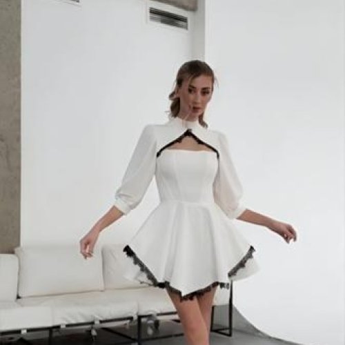 Платье Akulova (42-48) 414 white (лето) Akulova 414 white