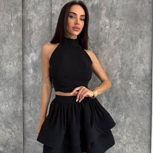 Костюм Akulova (42-48) 361 black-black (лето) Akulova 361 black-black