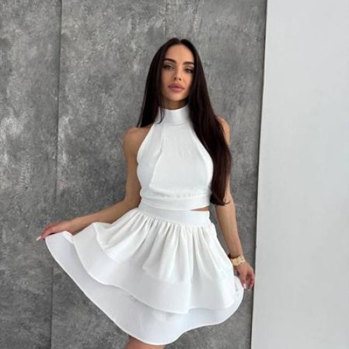 Костюм Akulova (42-48) 361 white-white (лето) Akulova 361 white-white