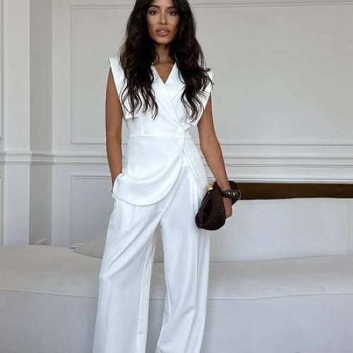 Костюм Akulova (42-48) 2913 white (лето) Akulova 2913 white