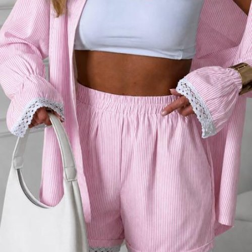 Костюм Akulova (42-48) 2918 pink (лето) Akulova 2918 pink