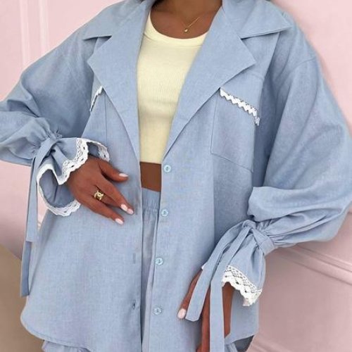 Костюм Akulova (42-50) 2920 l.blue (лето) Akulova 2920 l.blue