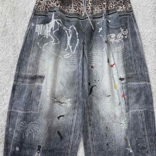 Джинсы DIVO (M-2XL) DV1046 grey (деми) DIVO DV1046 grey
