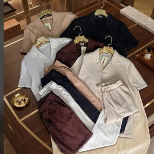 Костюм Moranny (M-2XL) MR1821 l.beige (лето) Moranny MR1821 l.beige