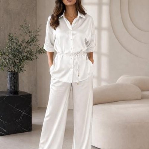 Костюм Deliv (S-XL) DV18 white (лето) Deliv DV18 white
