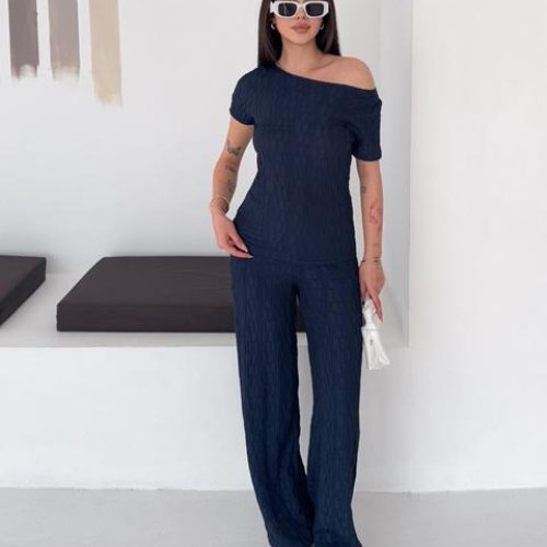 Костюм Prenses (S-2XL) PR74 navy (лето) Prenses PR74 navy