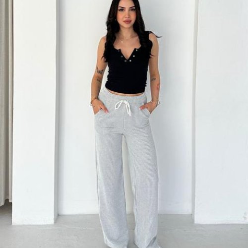 Штаны Prenses (S-2XL) PR76 grey (лето) Prenses PR76 grey