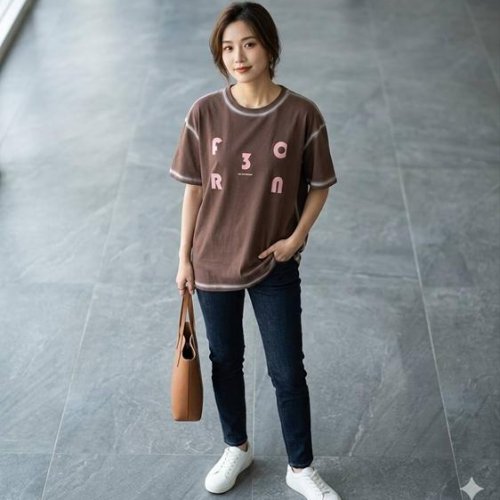 Футболка Prenses (one size) RR54 brown (лето) Prenses RR54 brown