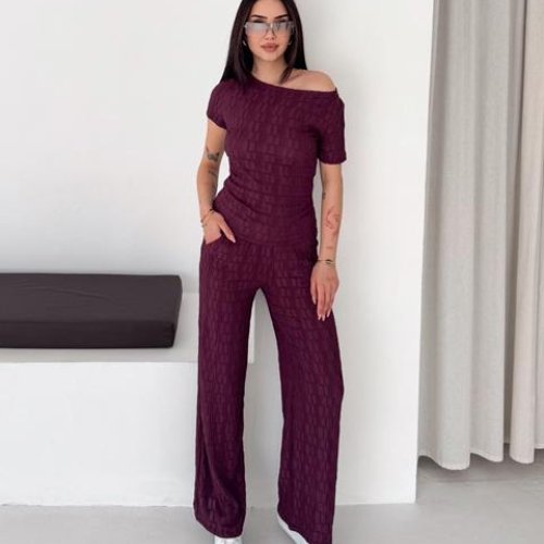 Костюм Prenses (S-2XL) RR66 wine (лето) Prenses RR66 wine