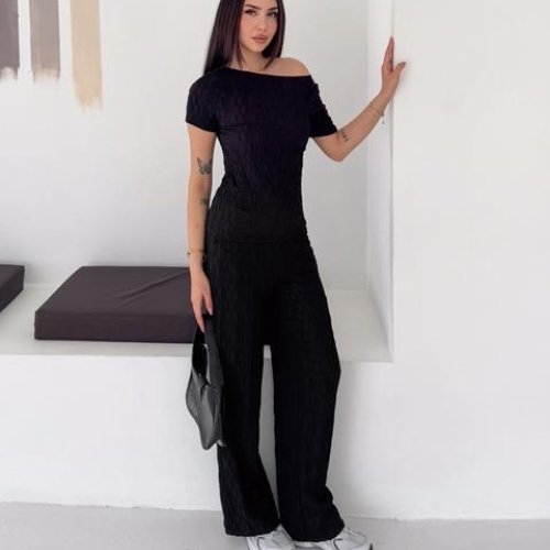 Костюм Prenses (S-2XL) RR70 black (лето) Prenses RR70 black