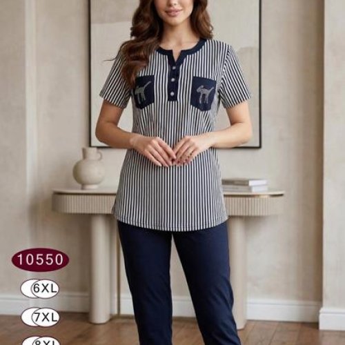 Костюм Anion (6XL-9XL) 10550 navy (лето) Anion 10550 navy