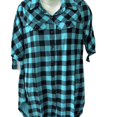 Халат Anion (6XL-9XL) 10897 l.blue (лето) Anion 10897 l.blue