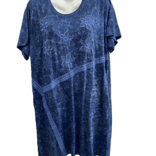 Платье Anion (6XL-9XL) 11066 blue (лето) Anion 11066 blue