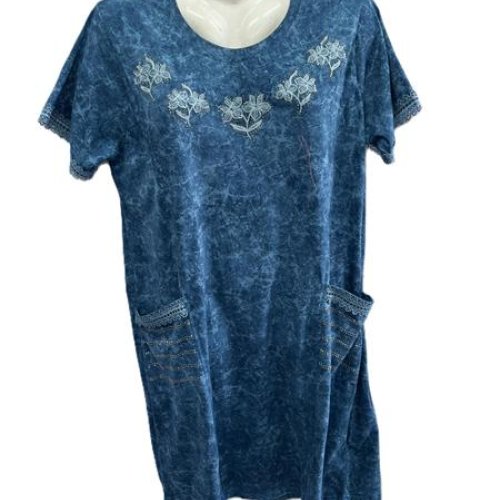 Платье Anion (2XL-5XL) 11067 blue (лето) Anion 11067 blue