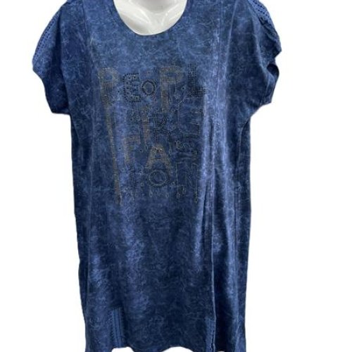 Платье Anion (2XL-5XL) 11070 blue (лето) Anion 11070 blue