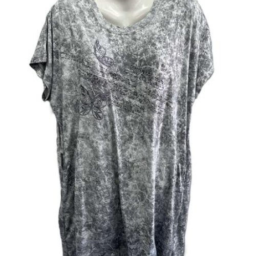 Платье Anion (6XL-9XL) 11108 grey (лето) Anion 11108 grey