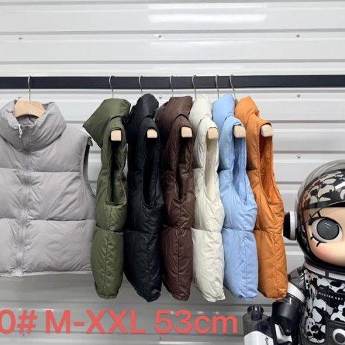 Жилетка Oukali (M-2XL) 910 l.blue (деми) Oukali 910 l.blue