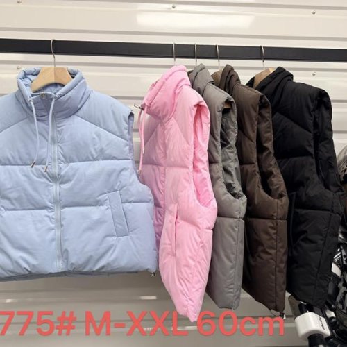Жилетка Oukali (M-2XL) 2775 l.blue (деми) Oukali 2775 l.blue