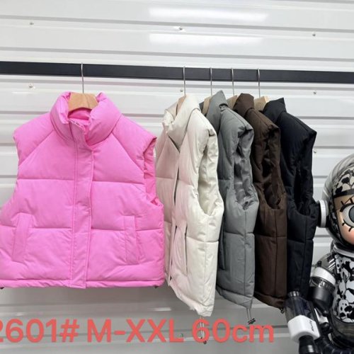 Жилетка Oukali (M-2XL) 2601 milk (деми) Oukali 2601 milk