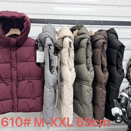 Жилетка Oukali (M-2XL) 2610 brown (деми) Oukali 2610 brown