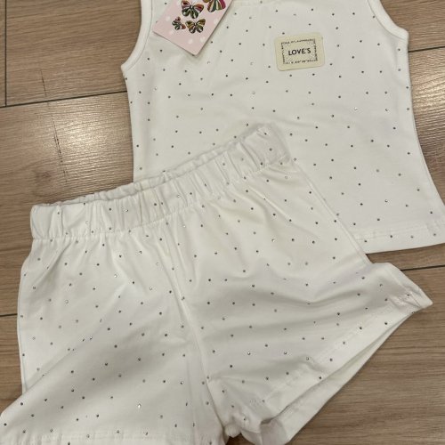 Костюм Baby Boom (6-9) BB616 white (лето) Baby Boom BB616 white