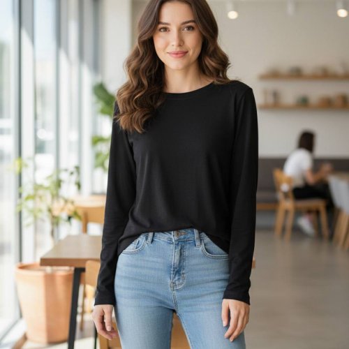 Свитер Dream (S-XL) DM447 black (деми) Dream DM447 black