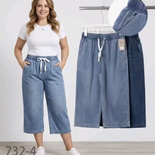 Бриджи Hoan (5XL-8XL) 732-4 mix (лето) Hoan 732-4 mix