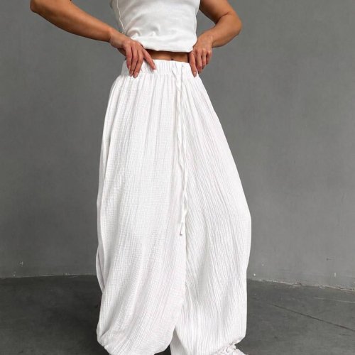 Штаны Arina (42-52) 3128 white (лето) Arina 3128 white