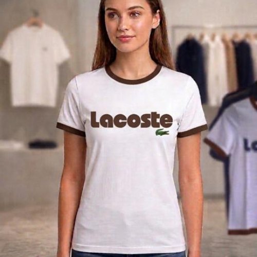 Футболка Newe (S-M) 1015 white-brown (лето) Newe 1015 white-brown