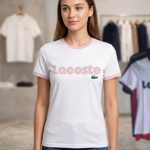 Футболка Newe (S-M) 1015 white-pink (лето) Newe 1015 white-pink