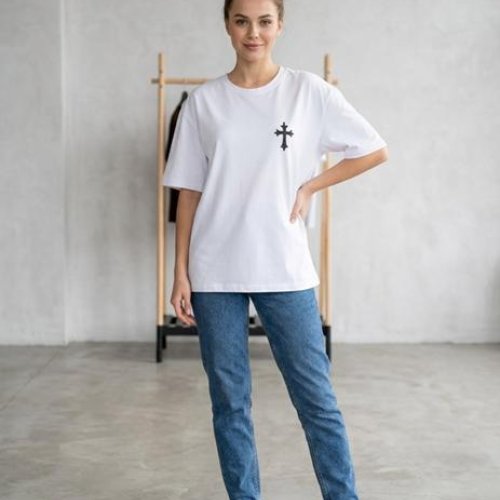 Футболка Newe (2XL-3XL) 400 white (лето) Newe 400 white