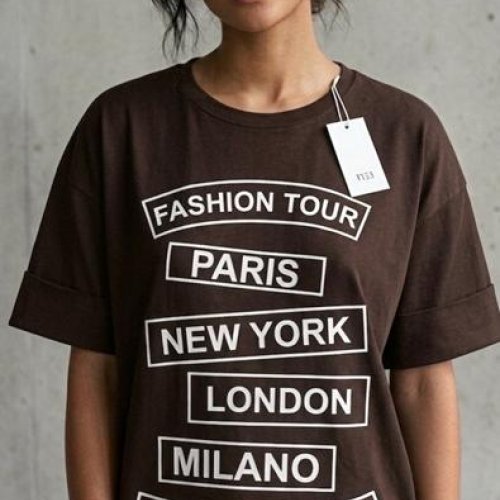 Футболка Newe (4XL-5XL) 400-2 brown (лето) Newe 400-2 brown