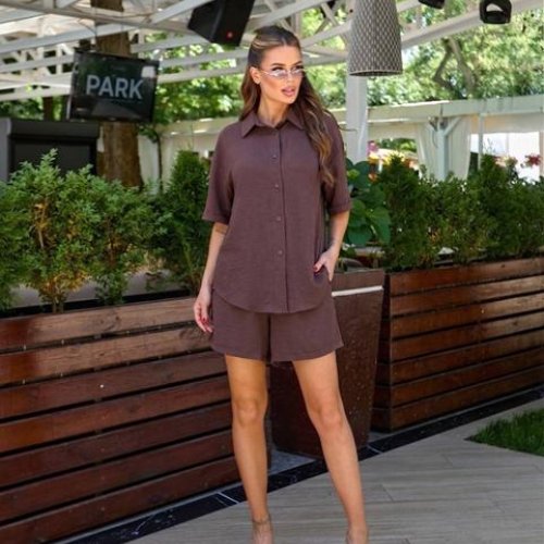 Костюм Lelis (S-L) 1148 chocolate (лето) Lelis 1148 chocolate