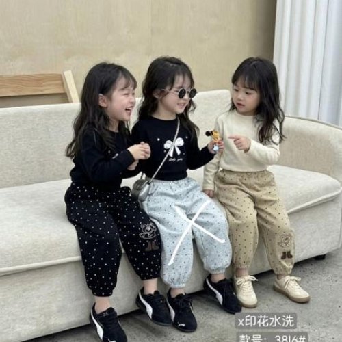 Штаны спорт Фунтик (1-4) 3816 beige (деми) Фунтик 3816 beige