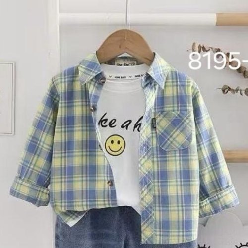 Рубашка Фунтик (5-9) 8195-2 l.blue (лето) Фунтик 8195-2 l.blue