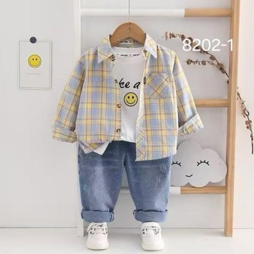 Рубашка Фунтик (1-4) 8202-1 grey (деми) Фунтик 8202-1 grey